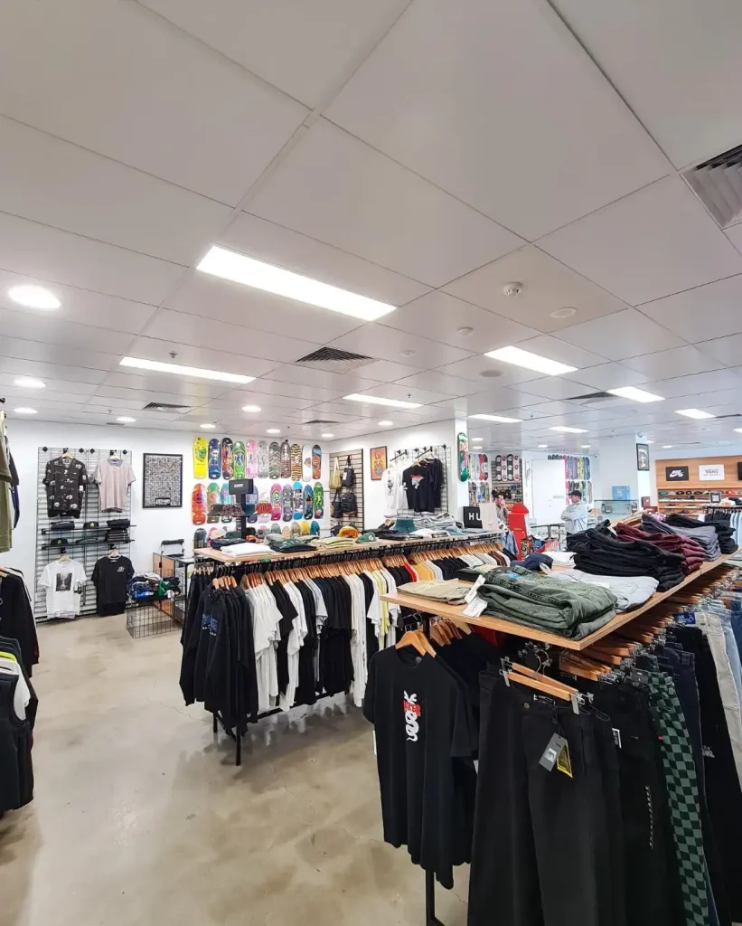 ocd skateshop electrical fitout